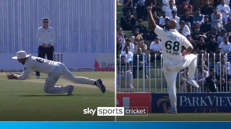 Stokes out! England struggling as Salman takes sharp catch at slip!