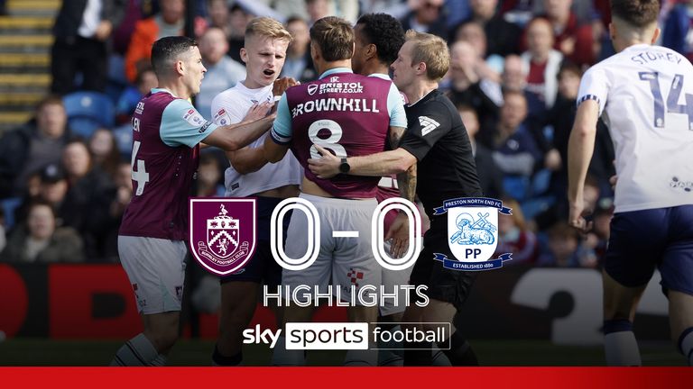 Burnley 0-0 Preston North End | Championship highlights