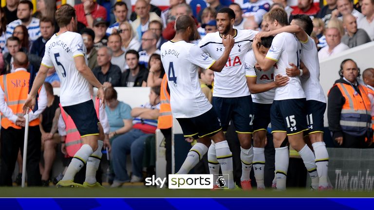 Nacer Chadli finishes 48-pass move 