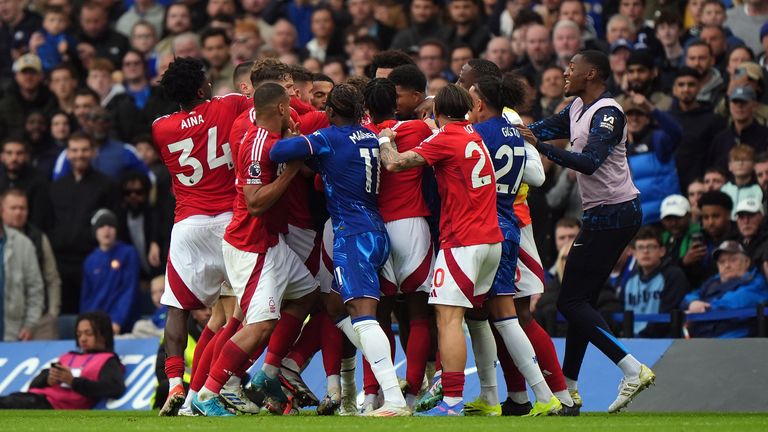 A second-half scuffle sparked a pulsating denouement