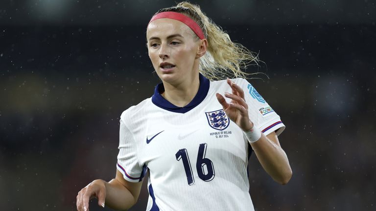 Manchester City striker Chloe Kelly has yet to be named in England's latest squad