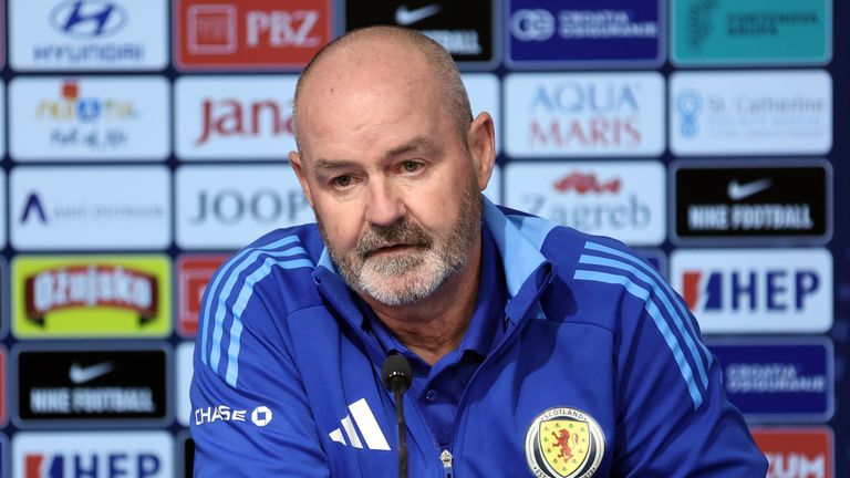 Steve Clarke fields questions ahead of the Portugal game