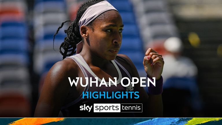 Highlights of the Wuhan Open quarterfinal match between Coco Gauff and Magda Linette.