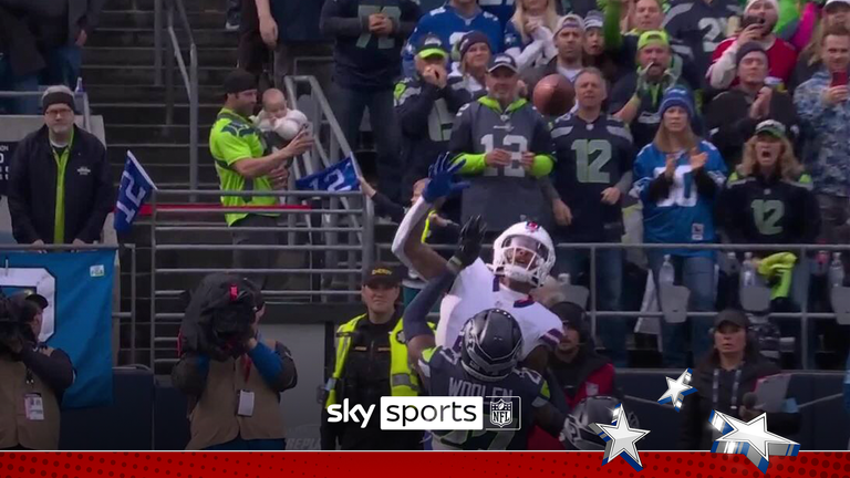 Buffalo Bills WR makes unbelievable grab against the Seattle Seahawks.