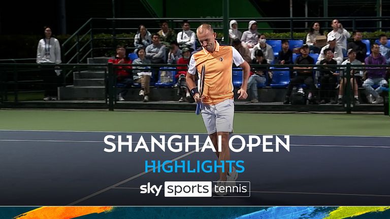 Highlights from the Shanghai Open match between Dan Evans and Thiago Seyboth Wild.