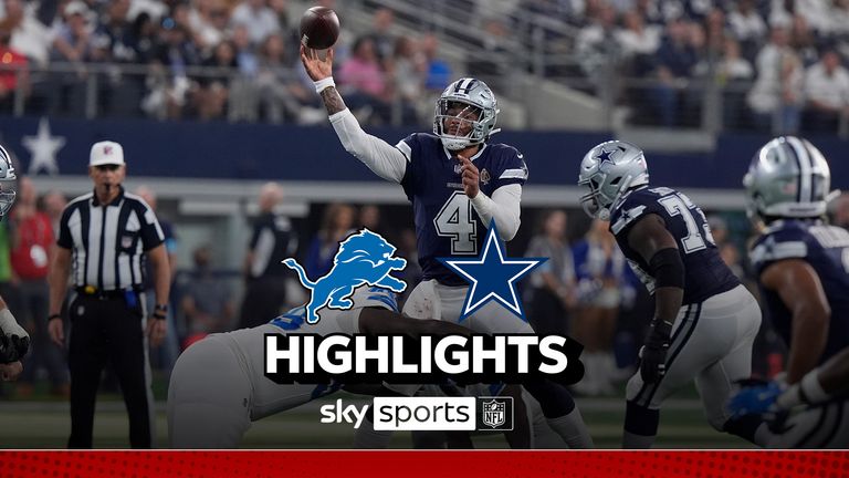 Highlights from the Detroit Lions against the  Dallas Cowboys from Week Six of the NFL season.