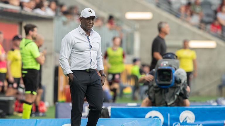 Dwight Yorke managing Macarthur FC in Australia 