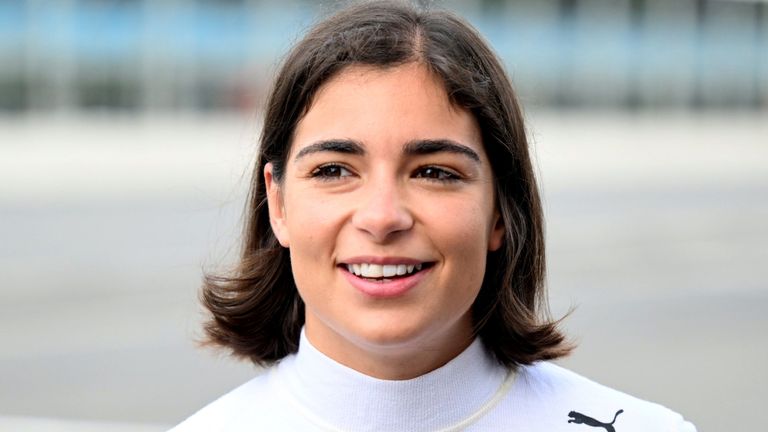 PORTLAND INTERNATIONAL RACEWAY, UNITED STATES OF AMERICA - JUNE 30: Jamie Chadwick during the Portland ePrix II at Portland International Raceway on Sunday June 30, 2024 in Portland, United States of America. (Photo by Simon Galloway / LAT Images)
