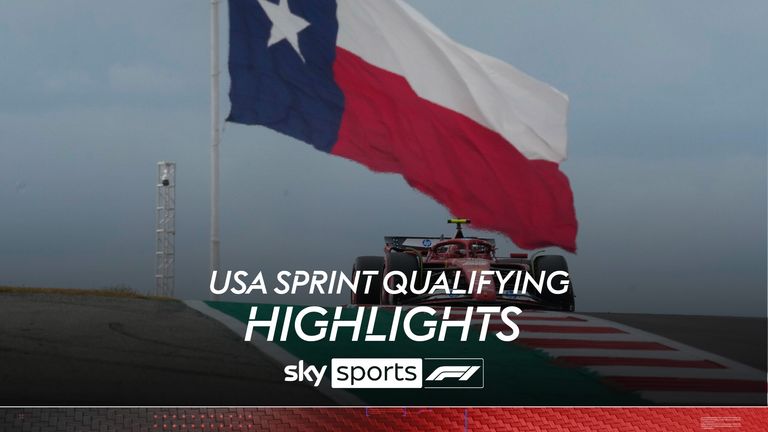 Faits saillants des qualifications de sprint du Grand Prix des États-Unis sur le Circuit des Amériques.