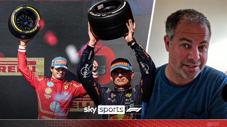 Speaking on the Sky Sports F1 Podcast, Ted Kravitz explains why the podium at the US Grand Prix were given tire trophies instead of their original 'Heroo' design