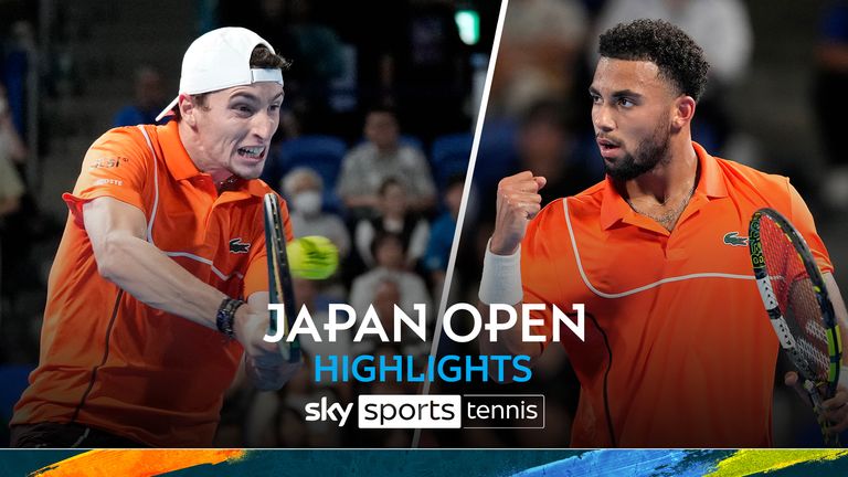 Highlights of the Japan Open final between Arthur Fils and Ugo Humbert.