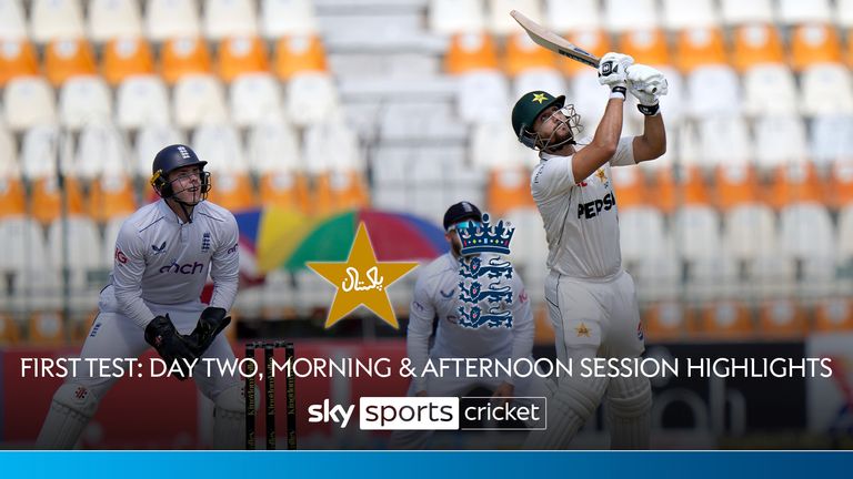 ENGLAND V PAKISTAN FIRST TEST, DAY TWO MORNING AND AFTERNOON HLS THUMB 