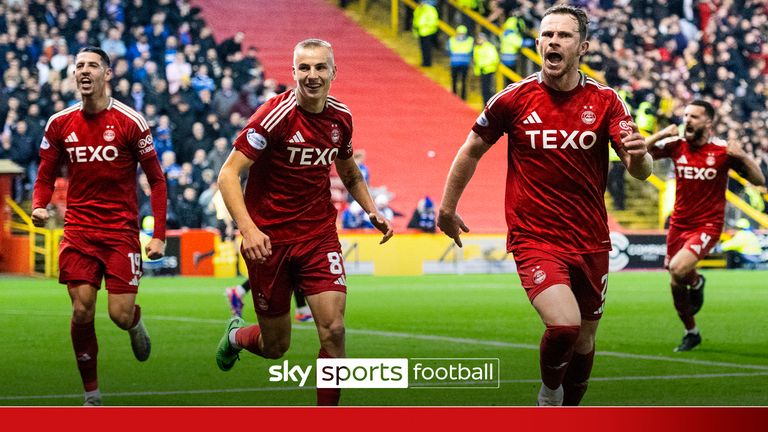 Aberdeen 2-1 Rangers: Determined Dons pile more pressure on Gers boss Philippe Clement