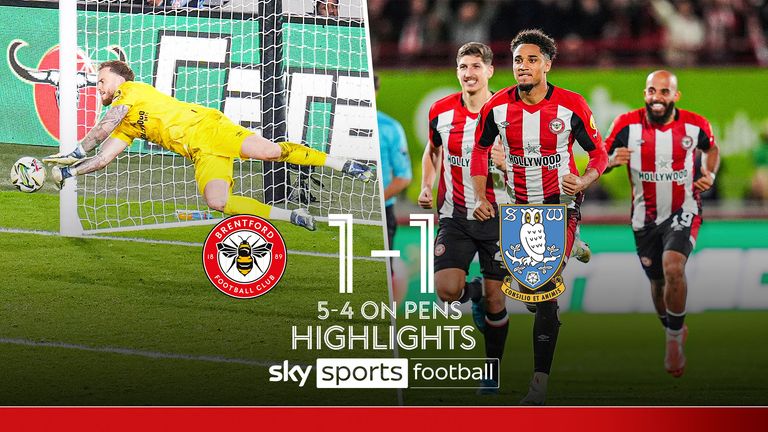 Brentford 1-1 Sheffield highlights on Wednesday