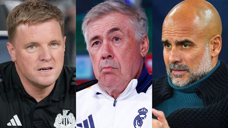 Howe, Ancelotti not contacted by FA; Pep coy on England conversations