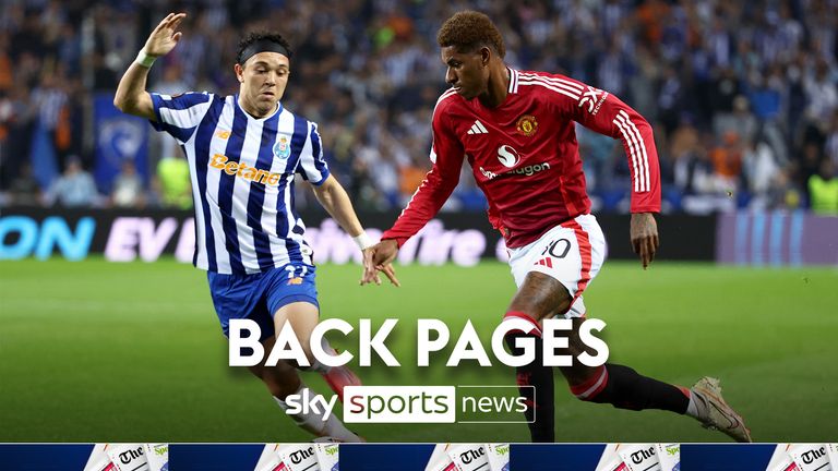 Back pages tonight on Marcus Rashford.