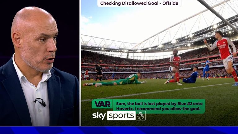 PGMOL chief Howard Webb explains to Michael Owen why VAR was right to award Kai Havertz's goal against Leicester City.