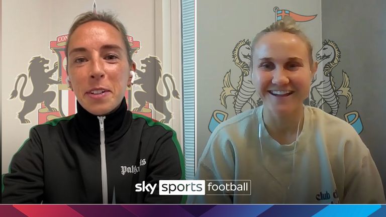 Izzy Christiansen and Jordan Nobbs