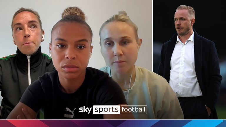 Izzy Christiansen, Jordan Nobbs, Nikita Parris, Jonas Eidevall