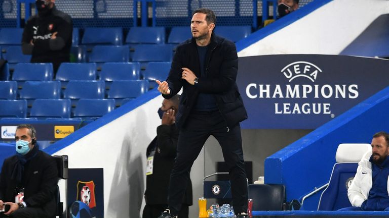 Frank Lampard heeft meer Champions League-wedstrijden gespeeld dan welke andere actieve Engelse coach dan ook 