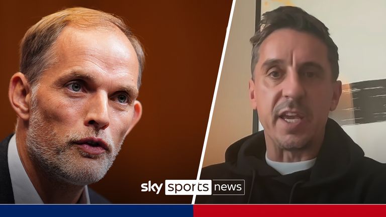 Gary Neville reacts to Thomas Tuchel England appointment