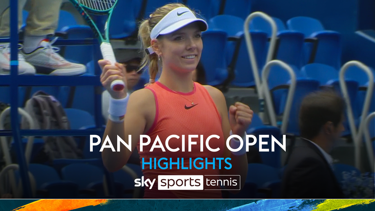 Katie Boulter advances to the semi-finals of the Pan Pacific Open in Tokyo.