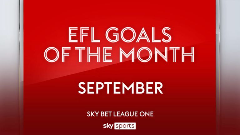 LEAGUE ONE GOAL OF THE MONTH SEPTEMBER