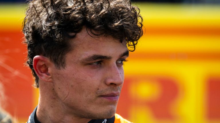 CIRCUIT OF THE AMERICAS, UNITED STATES OF AMERICA - OCTOBER 19: Lando Norris, McLaren F1 Team, 3rd position, in Parc Ferme during the United States GP at Circuit of the Americas on Saturday October 19, 2024 in Austin, United States of America. (Photo by Sam Bloxham / LAT Images)