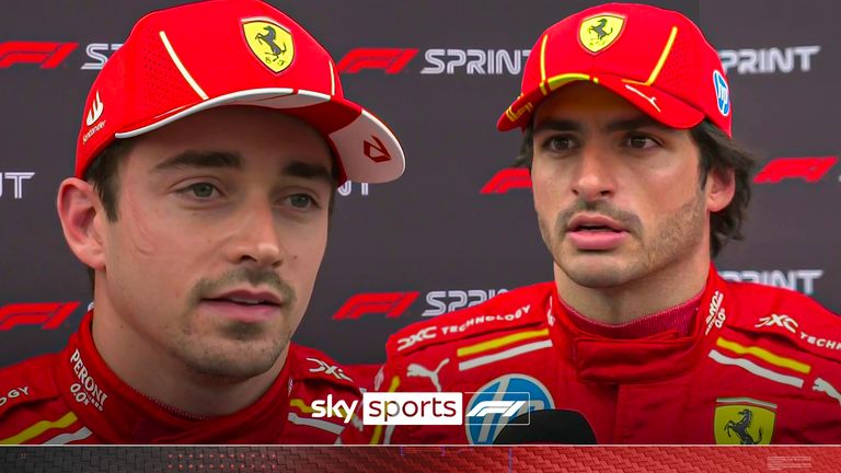 Charles Leclerc and Carlos Sainz