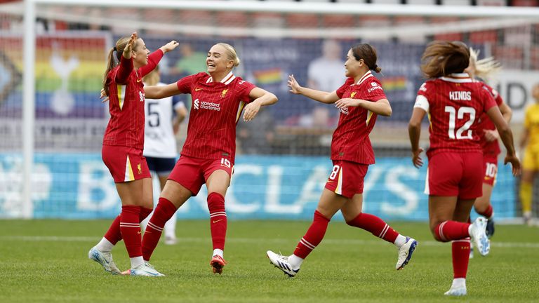 Liverpool consiguió su primera victoria de la temporada en la WSL después de empatar los dos primeros partidos.