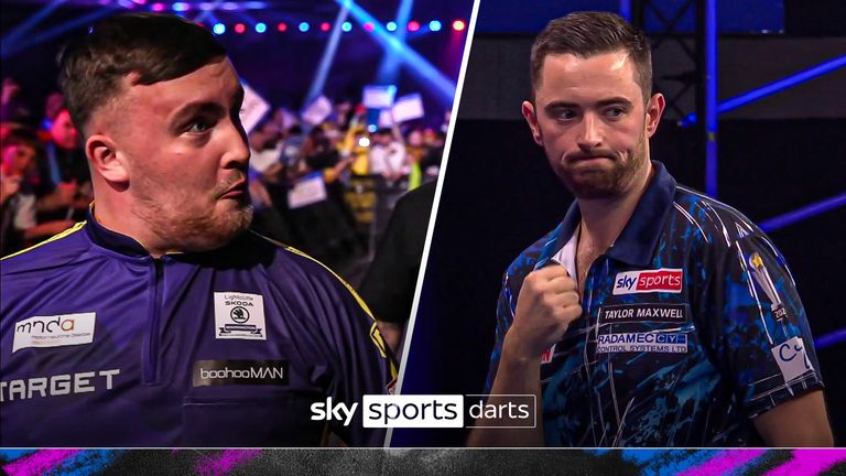 Luke Littler dan Luke Humphries di World Grand Prix Darts