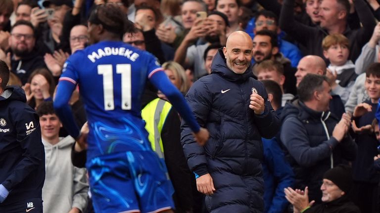 Enzo Maresca beams after Noni Madueke's equaliser