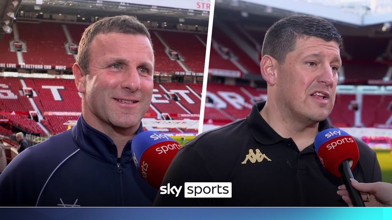 Ahead of their Super League Grand Final clash, Hull KR&#39;s head coach Willie Peters says he&#39;s &#39;embracing the pressure&#39;, while Wigan Warriors head coach Matt Peet admits there&#39;s no point in being nervous