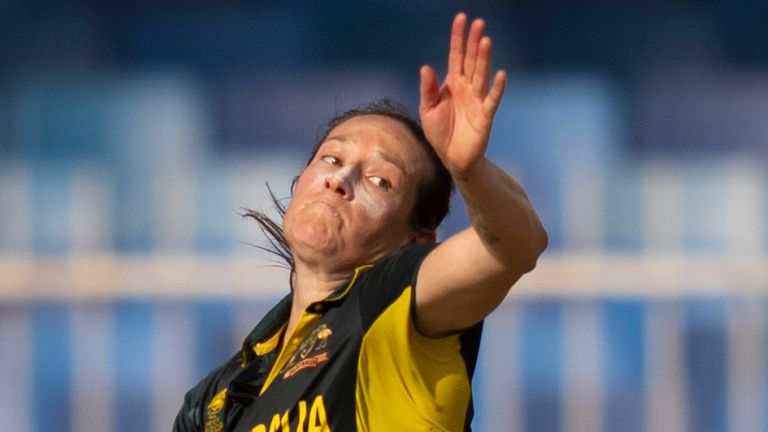 Australia's Megan Schutt, Women's T20 World Cup (Associated Press)