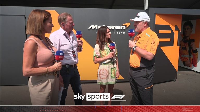 McLaren chief executive officer Zak Brown doesn't believe Lando Norris should have been penalised for his overtake on title rival Max Verstappen at the United States Grand Prix in the previous race.