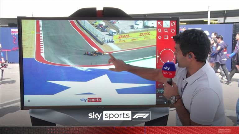 Sky F1's Karun Chandhok was at the SkyPad to assess whether Lando Norris should have been penalised for overtaking title rival Max Verstappen at the United States Grand Prix.