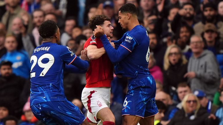 Chelsea and Nottingham Forest played out a feisty draw