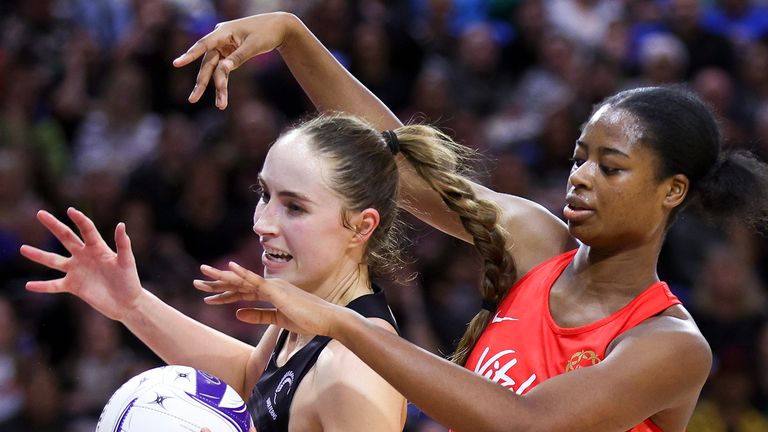 New Zealand's Kelly Jackson starred against England in the final Test of the Taini Jamison Trophy