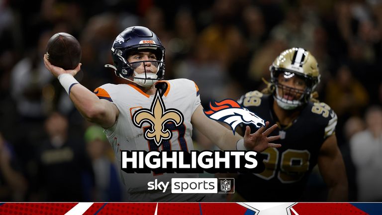 Highlights from the Denver Broncos at the New Orleans Saints from week seven of the NFL season.