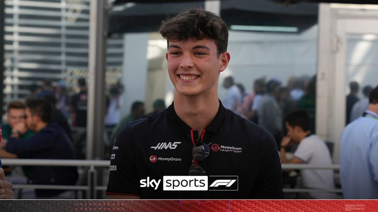 Speaking on the Sky Sports F1 podcast Guenther Steiner says Ollie Bearman will show if he's world championship material in one to two years.