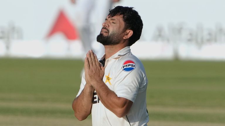 Pakistan's Kamran Ghulam scored a maiden Test century on debut against England on day one of the second Test in Multan