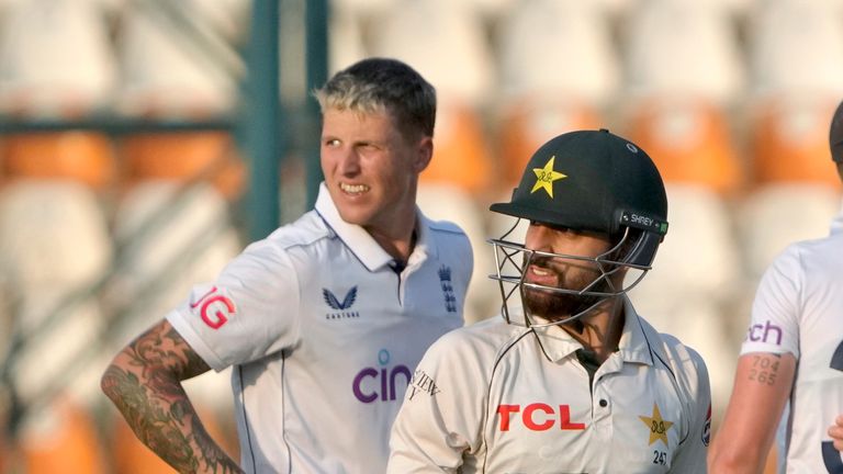 Pakistan's Salman Ali Agha scored a half-century on day three of the second Test in Multan