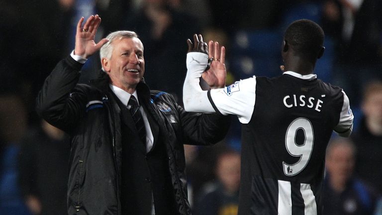 Alan Pardew put his trust in Papiss Cisse at Newcastle