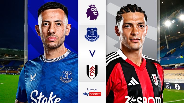 Everton versus Fulham