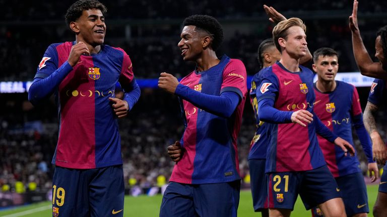 Barcelona were left dancing at the Bernabeu