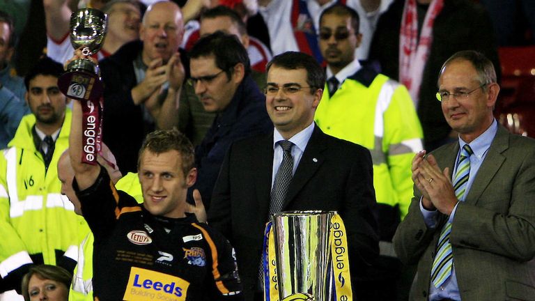 The late great Rob Burrow picked up the award in 2007 