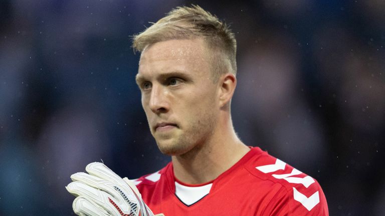 KILMARNOCK, SCOTLAND - AUGUST 08: Kilmarnock&#39;s Robby McCrorie at Full Time during a UEFA Europa Conference League qualifier between Kilmarnock and Tromso IL at Rugby Park, on August 08, 2024, in Kilmarnock, Scotland. (Photo by Craig Foy / SNS Group)