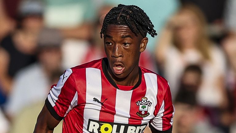 Sam Amo-Ameyaw joined Southampton from Tottenham in 2022