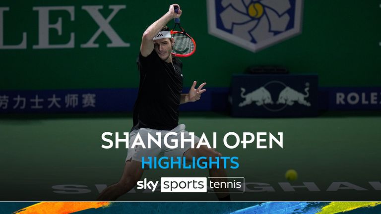 Highlights of the Shanghai Masters quarterfinal match between Taylor Fritz and David Goffin.