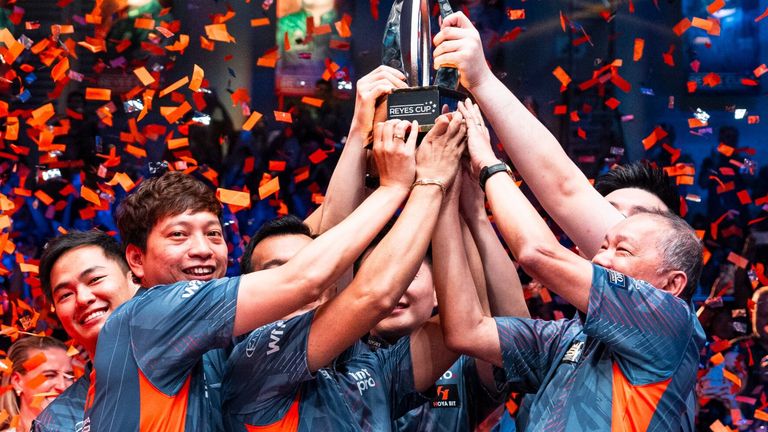 Team Asia win inaugural Reyes Cup